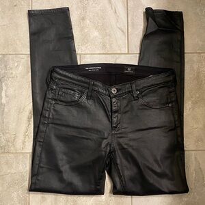 EUC Adriano Goldschmied The Legging Ankle Coated Denim